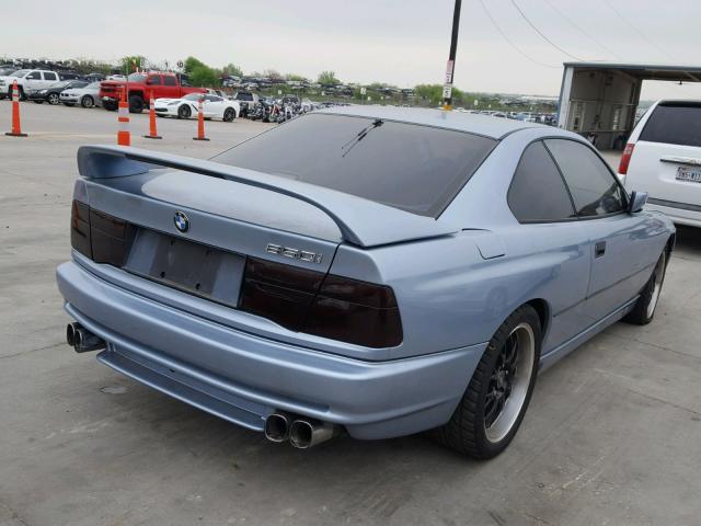 WBAEG2315MCB72370 - 1991 BMW 850 I AUTO BLUE photo 4