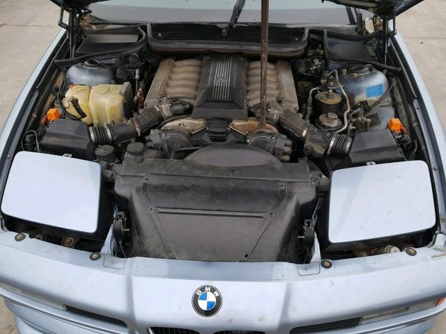 WBAEG2315MCB72370 - 1991 BMW 850 I AUTO BLUE photo 7