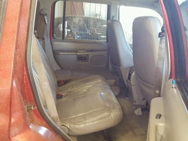 1FMZU63E2YUA44796 - 2000 FORD EXPLORER X RED photo 6