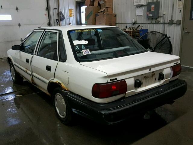 1Y1SK5460MZ038498 - 1991 GEO PRIZM BASE თეთრი ფოტო 3