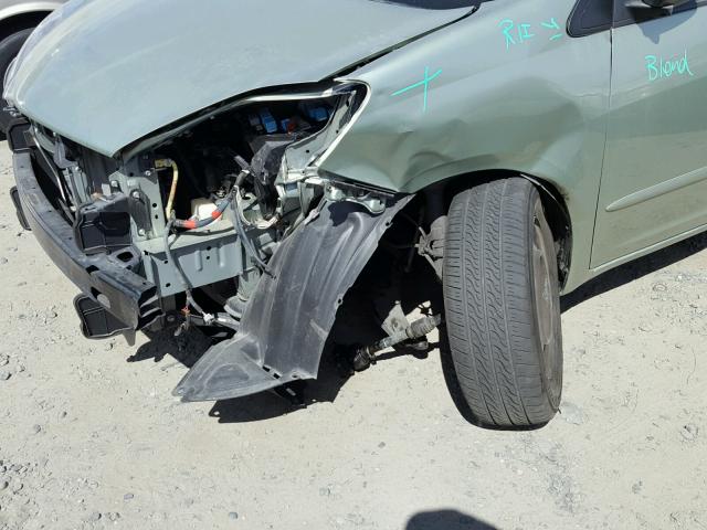 5TDZA23C76S578768 - 2006 TOYOTA SIENNA CE GREEN photo 9