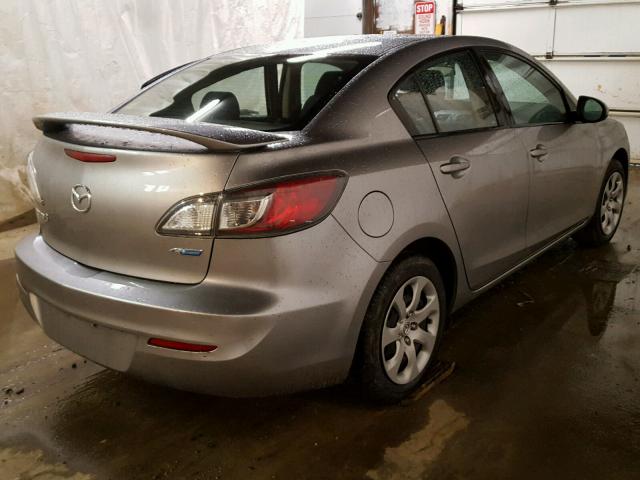 JM1BL1V82C1634302 - 2012 MAZDA 3 I SILVER photo 4