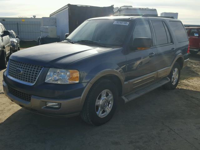 1FMRU17W44LA54591 - 2004 FORD EXPEDITION BLUE photo 2