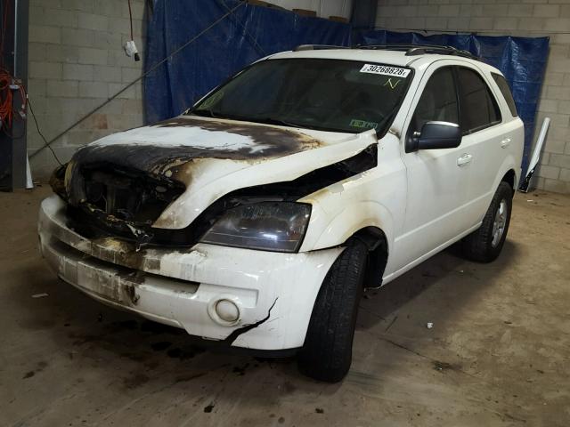 KNDJC733865629592 - 2006 KIA SORENTO EX WHITE photo 2