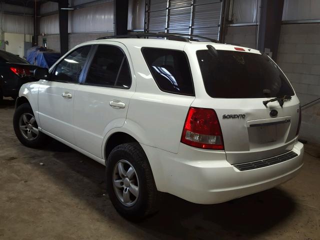 KNDJC733865629592 - 2006 KIA SORENTO EX WHITE photo 3