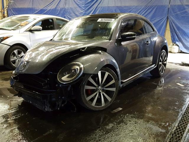 3VWV67AT3CM644791 - 2012 VOLKSWAGEN BEETLE TUR GRAY photo 2