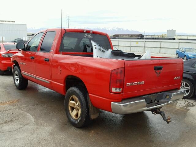 1D7HU18N22S541335 - 2002 DODGE RAM 1500 RED photo 3