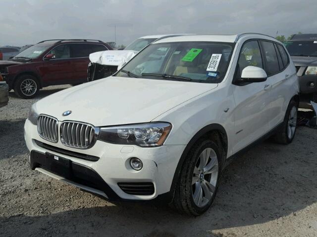 5UXWZ7C50G0R33065 - 2016 BMW X3 SDRIVE2 WHITE photo 2