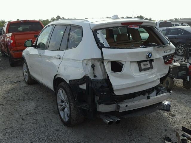 5UXWZ7C50G0R33065 - 2016 BMW X3 SDRIVE2 WHITE photo 3