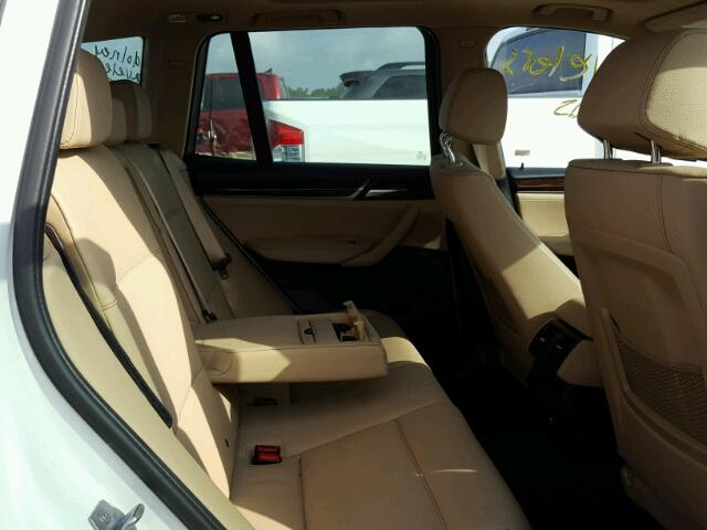 5UXWZ7C50G0R33065 - 2016 BMW X3 SDRIVE2 WHITE photo 6