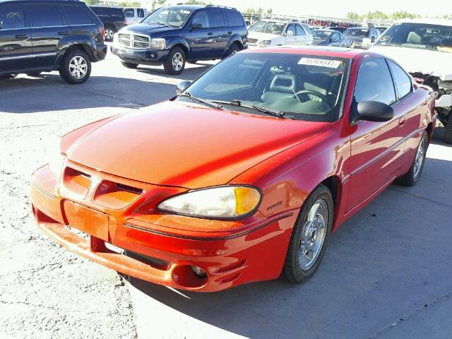 1G2NV12E53C128442 - 2003 PONTIAC GRAND AM RED photo 2