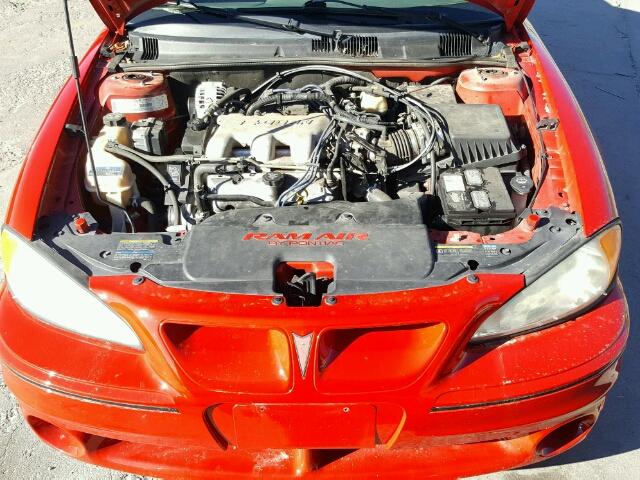 1G2NV12E53C128442 - 2003 PONTIAC GRAND AM RED photo 7