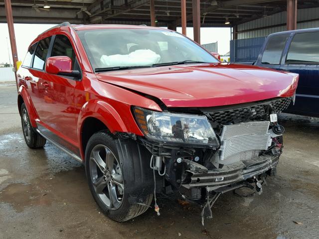 3C4PDCGB5JT189177 - 2018 DODGE JOURNEY CR RED photo 1