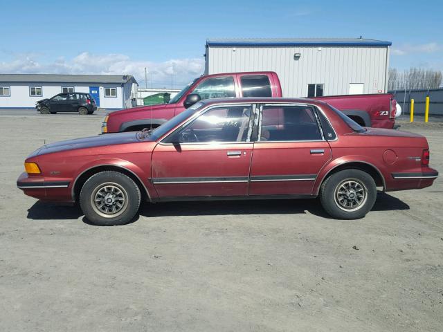 1G4AH54N3L6436600 - 1990 BUICK CENTURY CU MAROON photo 9