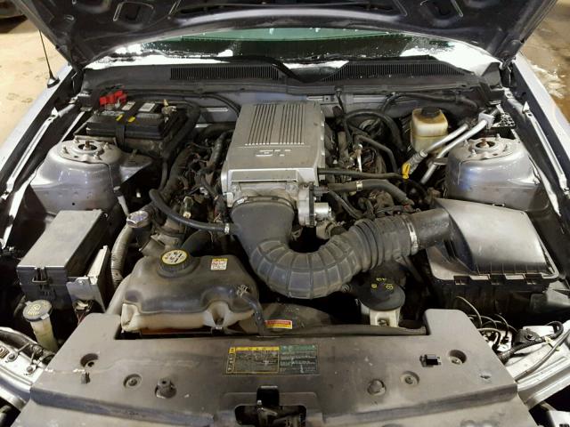 1ZVFT85H165197381 - 2006 FORD MUSTANG GT GRAY photo 7