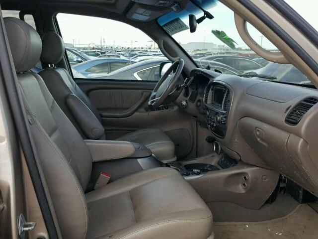 5TDBT48A96S272198 - 2006 TOYOTA SEQUOIA LI GOLD photo 5