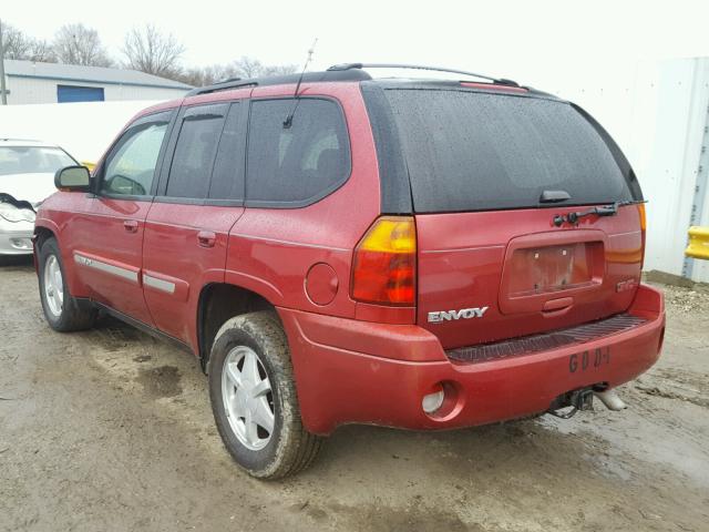 1GKDT13S422112064 - 2002 GMC ENVOY BURGUNDY photo 3