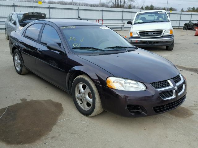 1B3EL46X84N171629 - 2004 DODGE STRATUS SX PURPLE photo 1