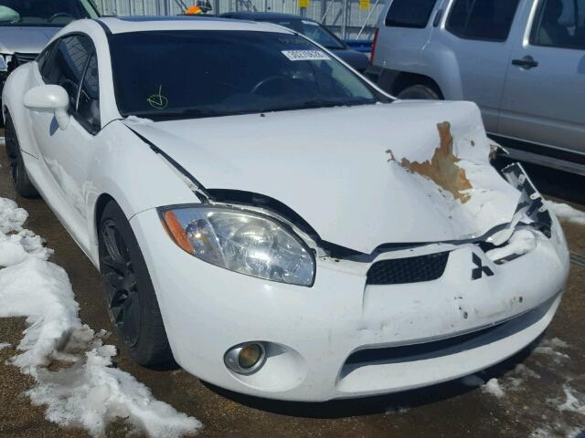 4A3AK34T68E014100 - 2008 MITSUBISHI ECLIPSE GT WHITE photo 1