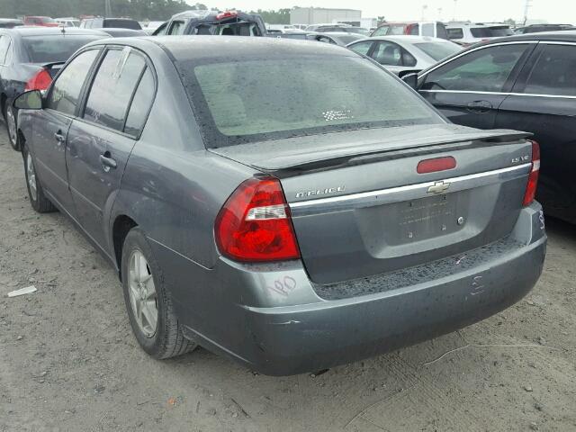 1G1ZT52895F279881 - 2005 CHEVROLET MALIBU LS 灰色 照片 3