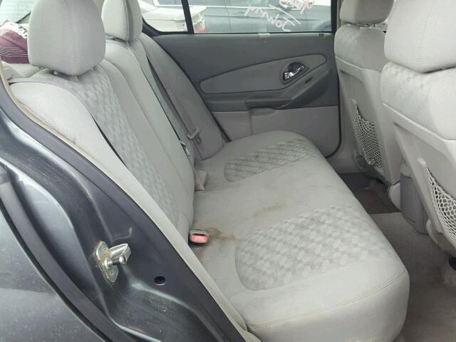 1G1ZT52895F279881 - 2005 CHEVROLET MALIBU LS 灰色 照片 6
