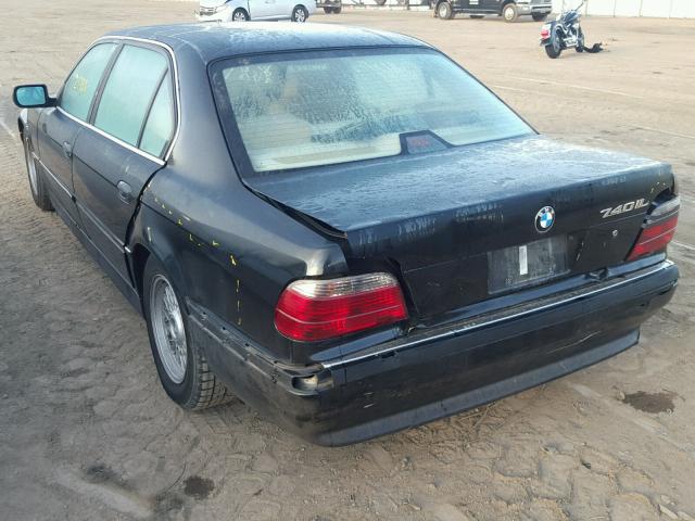 WBAGJ8327VDM00481 - 1997 BMW 740 IL BLACK photo 3