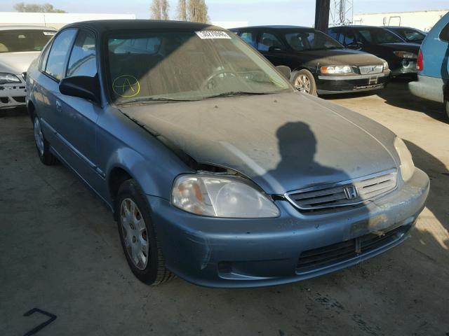 2HGEJ6613YH591777 - 2000 HONDA CIVIC BASE BLUE photo 1