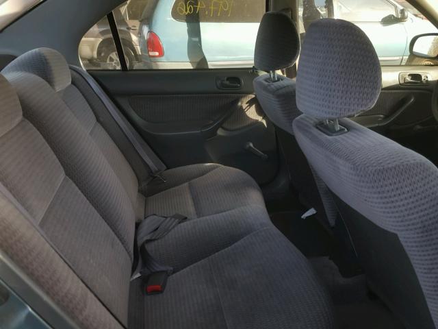 2HGEJ6613YH591777 - 2000 HONDA CIVIC BASE BLUE photo 6