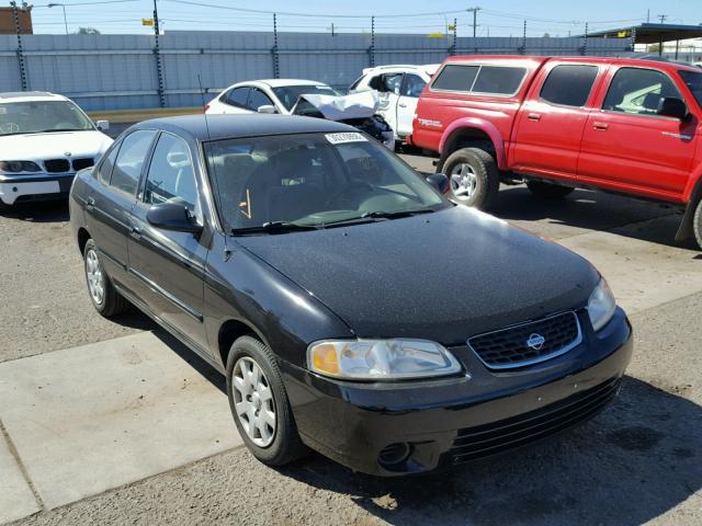 3N1CB51D91L434544 - 2001 NISSAN SENTRA XE BLACK photo 1