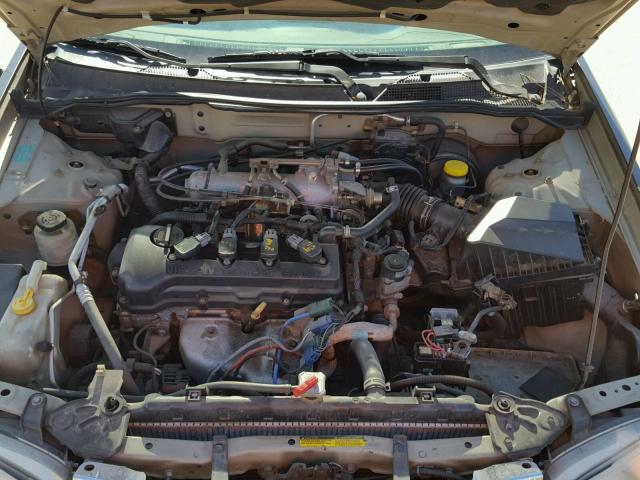 3N1CB51D72L686505 - 2002 NISSAN SENTRA XE TAN photo 7