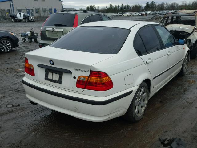 WBAEU334X3PH88016 - 2003 BMW 325 XI WHITE photo 4