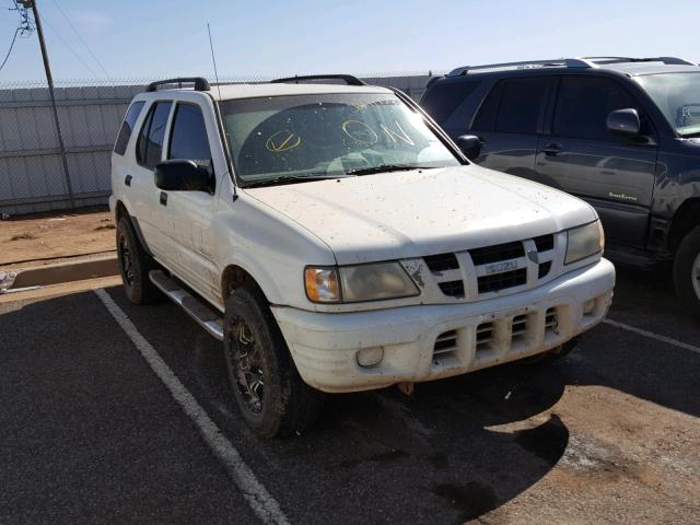 4S2CK58W934307441 - 2003 ISUZU RODEO S WHITE photo 1