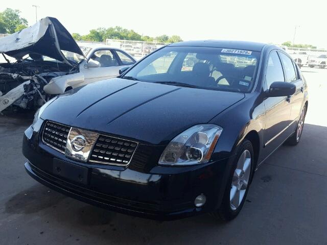 1N4BA41E54C827395 - 2004 NISSAN MAXIMA SE BLACK photo 2