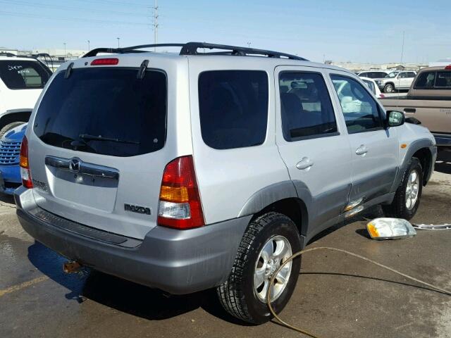 4F2YU08172KM42771 - 2002 MAZDA TRIBUTE LX SILVER photo 4