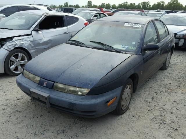 1G8ZF5289XZ132826 - 1999 SATURN SL BLUE photo 2