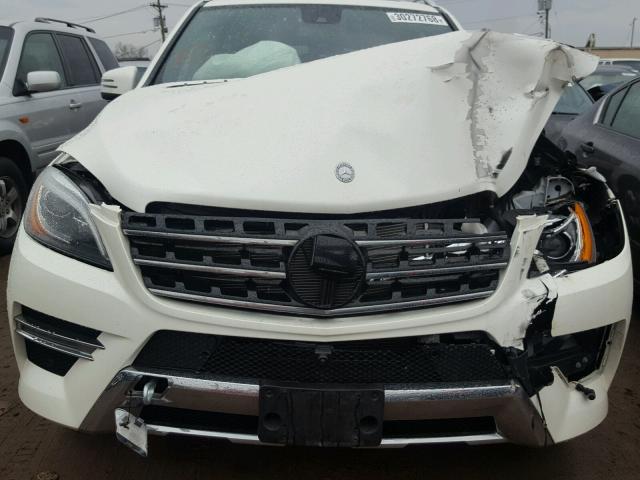 4JGDA5GB3FA532294 - 2015 MERCEDES-BENZ ML 400 4MA WHITE photo 7