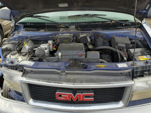 1GKEL19W1VB545795 - 1997 GMC SAFARI XT BLUE photo 7