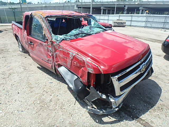 2GCEC19J481236262 - 2008 CHEVROLET SILVERADO RED photo 1