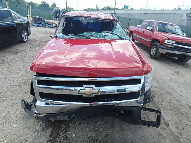 2GCEC19J481236262 - 2008 CHEVROLET SILVERADO RED photo 10