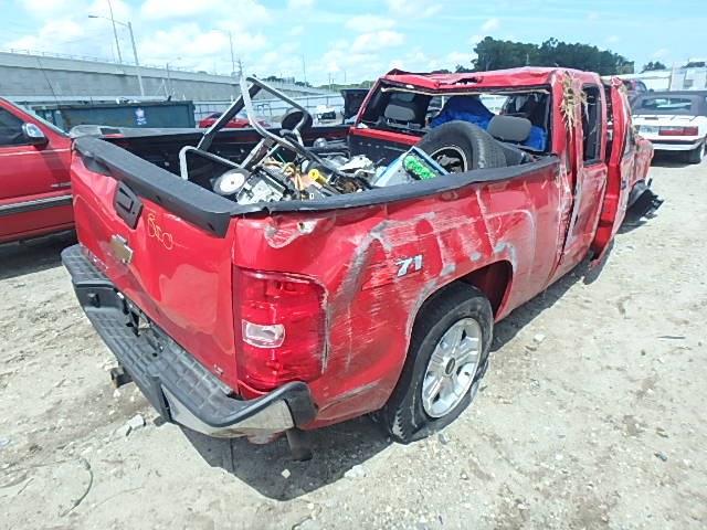 2GCEC19J481236262 - 2008 CHEVROLET SILVERADO RED photo 4