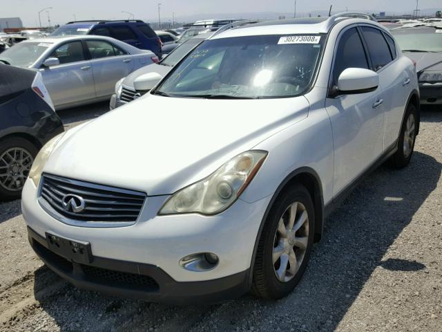 JNKAJ09E99M900108 - 2009 INFINITI EX35 BASE WHITE photo 2