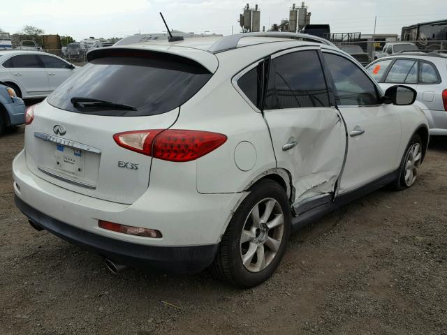 JNKAJ09E99M900108 - 2009 INFINITI EX35 BASE WHITE photo 4
