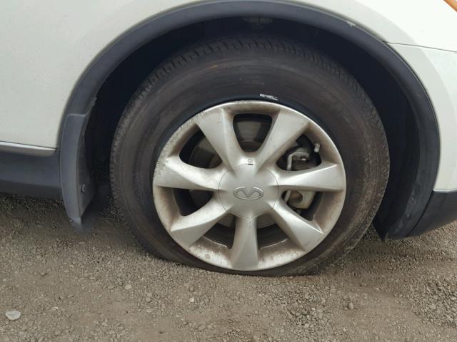 JNKAJ09E99M900108 - 2009 INFINITI EX35 BASE WHITE photo 9