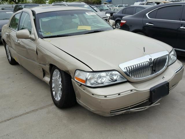 1LNHM82W77Y606331 - 2007 LINCOLN TOWN CAR S GOLD photo 1