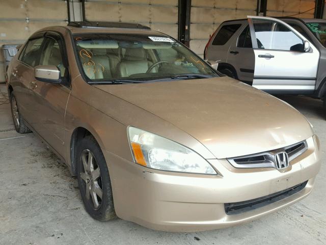 1HGCM665X5A043643 - 2005 HONDA ACCORD EX GOLD photo 1