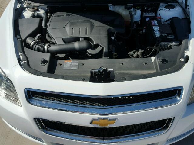 1G1ZC5EB2AF256492 - 2010 CHEVROLET MALIBU WHITE photo 7