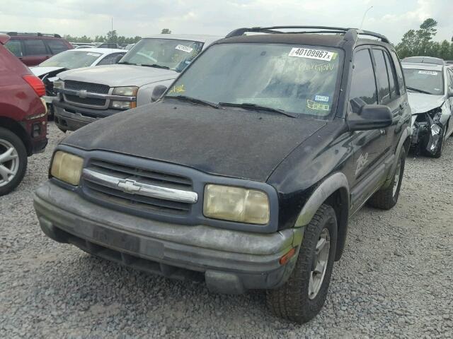 2CNBJ734716949076 - 2001 CHEVROLET TRACKER ZR BLACK photo 2