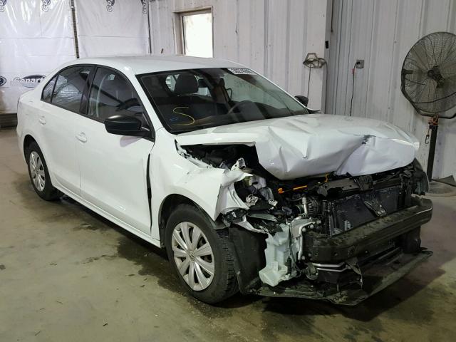 3VW2K7AJ0EM324702 - 2014 VOLKSWAGEN JETTA BASE 白色 照片 1