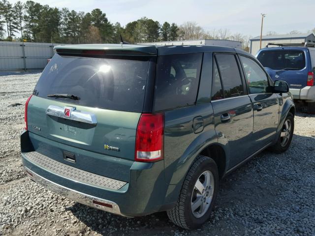 5GZCZ33ZX7S851511 - 2007 SATURN VUE HYBRID TURQUOISE photo 4