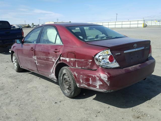 4T1BE30K45U386852 - 2005 TOYOTA CAMRY LE MAROON photo 3